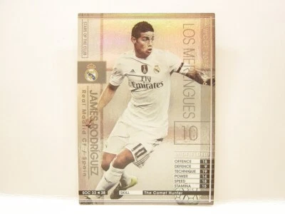 帕尼尼 WCCF 2015-16 场足球俱乐部詹姆斯·罗德里格斯 1991 年哥伦比亚皇家马德里俱乐部明星 — 第 1/4 张图片