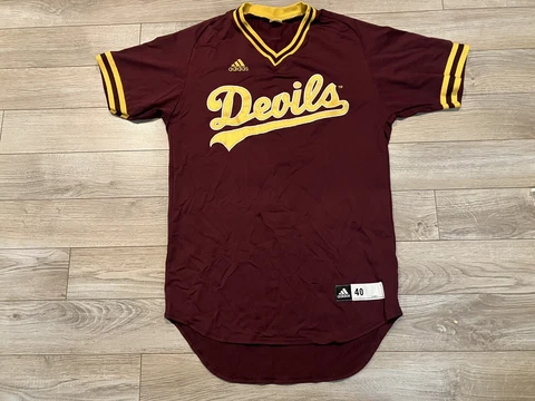 ASU Arizona State Sun Devils Baseball Team adidas Jersey 40 Cover
