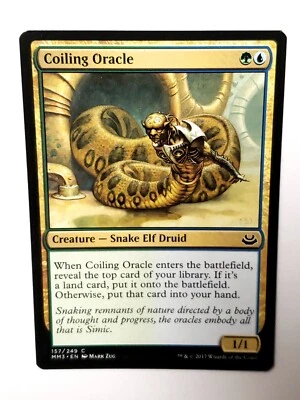 MTG Coiling Oracle NM Modern Masters 2017 Common English - Image 1 of 2