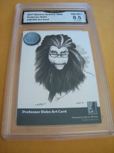 PROFESSOR BOBO 2017 MST3K LIMITED ART CARD #BW1 236/500 GRADO 8,5 L@@K - Foto 1 di 2
