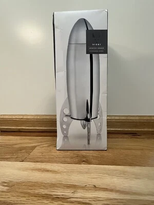 Nuevo Juego de Coctelera Viski Rocket Acero Inoxidable Coctelera Zapatero Foto 1 de 4