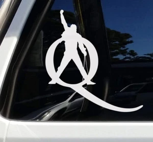 Queen Freddie Mercury Decal Sticker Rock Band Music Car Bike Laptop - Picture 1 of 2