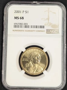 2001 P Sacagawea Dollar NGC graded MS 68 - Picture 1 of 4