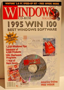 1995 Windows Magazine CD ROM Best Windows Software plus AOL offer Unused - Bild 1 von 2
