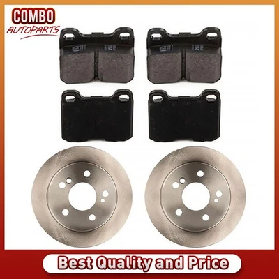 后盘式制动垫套装盘式制动转子适用于 1984 - 1989 梅赛德斯 - 奔驰 190D — 第 1/4 张图片