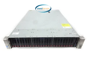 HP DL380 G9 24SFF 2xE5-2680v3 2.5GHZ=24Cores 128GB 24x1.2TB SAS 12G 2x800w - Picture 1 of 2