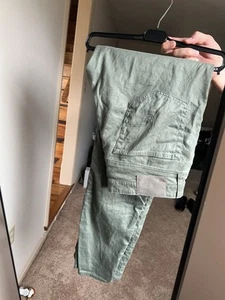 AG Adriano Goldschmied Everett Easy Linen Slim Straight Pants Men's Size 36X34 - Picture 1 of 6
