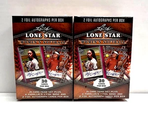 2024 Leaf Lone Star Women's Softball Factory Sealed Blaster Box Lot of 2 AUTO - Picture 1 of 3
