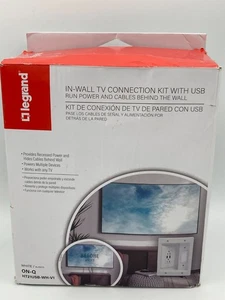 Legrand - OnQ in Wall Cable Management Kit with USB, TV Outlet Wall Kit Hides... - Picture 1 of 8