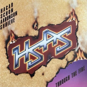 HSAS Through The Fire Vinyl LP (1983) Sammy Hagar Neil Schon EX/VG+/VG+ - Picture 1 of 5
