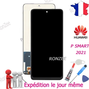 🇫🇷 Original Ecran Vitre Tactile Pour HUAWEI P Smart 2021 (PPA-LX1, PPA-LX2) 🔥 - Imagen 1 de 6