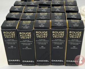 Lápiz labial CHANEL ROUGE ALLURE VELVET luminoso mate nuevo en caja 100 % auténtico elige el color - Imagen 1 de 123