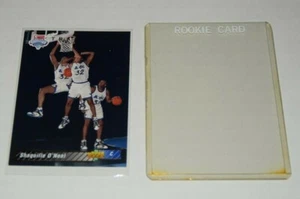 Shaquille O'neal 1992/93 Upper Deck Basketball Trade Card Rookie #1B W/ Sleeve - Picture 1 of 3