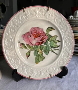 Copeland Spode Wall Plate with hanger "Garden Rose" Antique VTG 9" - Picture 1 of 7