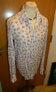 Vintage Diesel Floral cotton Light weight mens Summer Casual Shirt Size Large - Picture 1 of 7
