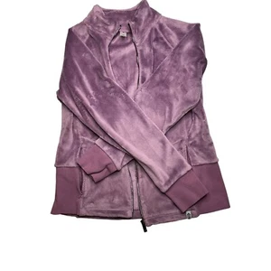 Free Country Plush Fleece Jacket Full Zip Soft Lavender Purple L - Picture 1 of 4
