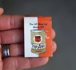 Vintage Philips 66 Motor Oil Can Advertising Matchbook Fort Wayne Indiana Card - Picture 1 of 4