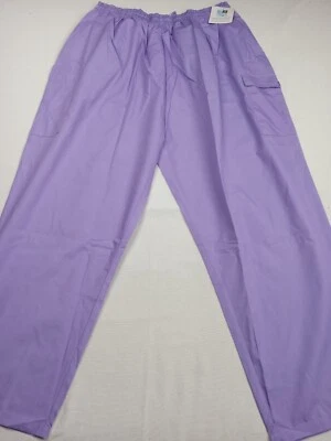 Adar Uniforms Unisex Pants Strap And Elastic Waist Size 5XL  Lavender Style 506 - Image 1 of 4