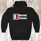 Barrett Firearms Logo schwarz Hoodie Sweatshirt Größe S-3XL