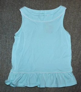 Janie and Jack Girls Aqua Top - Size 7 - EUC - Picture 1 of 4