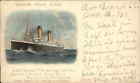 Steamship Ship White Star Line Rms Oceanic Used C1901 Postcard
