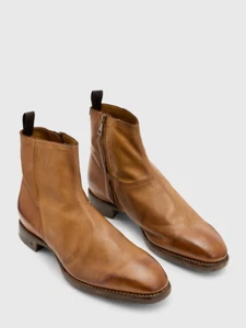 $898 Brand New John Varvatos Collection Regent Leather Boots 11.5 - Picture 1 of 13