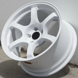 CIRCUIT CSF1 17x9 5x114.3 +20 m GLOSS WHITE 57DR SPUN FORGED WHEELS (SET OF 4) - Picture 1 of 11