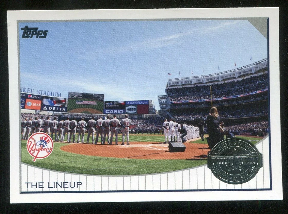 2009 Topps QVC Yankee Stadium Opening Day Box Set Highlights Lineup ODH 6 - Image 1 of 1
