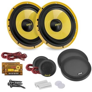 Pyle 2Way Custom Component Speaker System 6.5” 400 Watt Component with Electr... - Picture 1 of 7