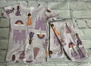 Just One You Purple Princess Short Sleeve Long Pants Elastic Waist Size 2T - Picture 1 of 2