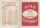 1959-65 Apba Football Great Teams Of The Past Don Chandler