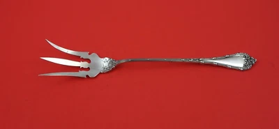 Tenedor de lechuga de plata esterlina Madame Royale de Durgin 8" Foto 1 de 2