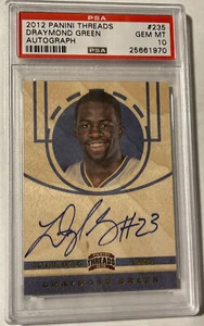 2012 panini threads draymond green auto PSA 10 - Picture 1 of 2