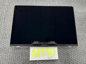 Apple A1990 Display Assembly for MacBook Pro 15.4" 2018 A1990 - Gray - Picture 1 of 5