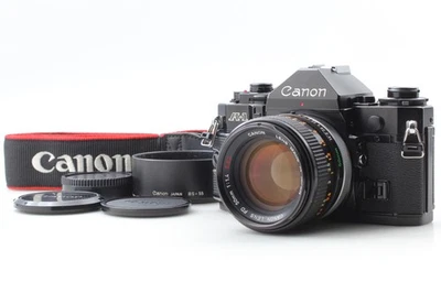 [MINT w/ Hood Strap] Canon A-1 A1 35mm Film Camera + FD 50mm F1.4 SSC Lens JAPAN - Image 1 of 4