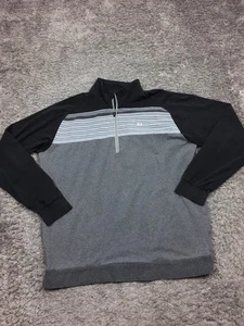 Travis Mathew Energy 1/4 Zip Long Sleeve Gray Pullover Jacket Mens Size XL Gray - Picture 1 of 16