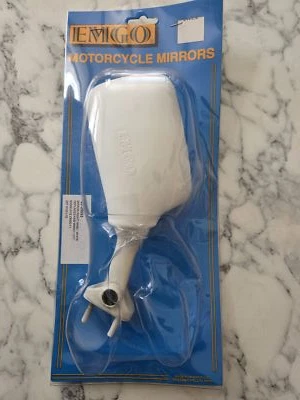 ESPEJO DERECHO BLANCO NUEVO KAWASAKI ZX600 750 EX500 EMGO 20-29693 Foto 1 de 4