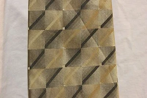 Van Heusen Dress Neck tie 100% silk dark gray, gray, silver - Imagen 1 de 3