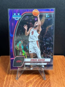 2025 Bowman U-Chrome - Purple Wave Parallel - Jonas Aidoo #32 - ARKANSAS - Bild 1 von 2