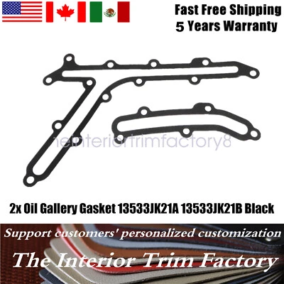 2x Oil Gallery Gasket 13533JK21A 13533JK21B Fits Infiniti Q40 Q50 Q60 Q70 Q70L - Изображение 1 из 4