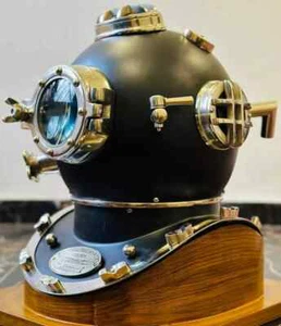 Antiker Taucherhelm Mark V US Navy Helm Marine Deep Scuba Helm - Bild 1 von 8
