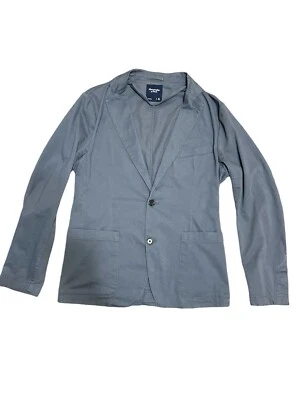 Abercrombie Fitch Blazer Mens Medium Gray Sports Coat Blazer 2 Button - Image 1 of 2