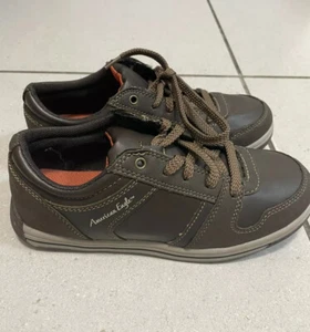 American Eagle Youth Boys Brown Tennis Shoes Sneakers Size 4 - Picture 1 of 7