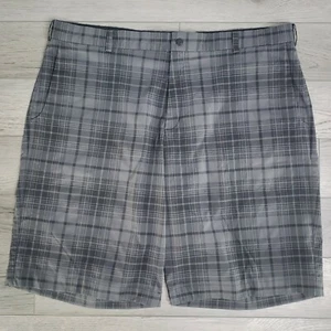 Nike Golf Men's Shorts Size 42 Plaid Gray - Picture 1 of 6