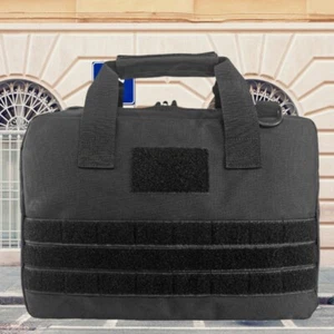 Soft Pistol Gun Case Tactical Handgun Range Bag Gun Carry Case Shooting Hunting - Picture 1 of 10
