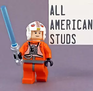LEGO Star Wars Luke Skywalker Pilot Minifigure 2010 X-Wing Rebel set 8129 9493 - Picture 1 of 5