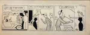 Hal Rasmusson, Aggie Mack 3-Panel Original Cartoon Strip - Picture 1 of 1