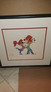 FRAMED in love Woody Woodpecker Sericel by Walter Lanz Productions - Picture 1 of 4