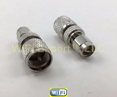 1 x SMA Macho Enchufe a Mini-UHF Macho Jack RF Coaxial Adaptador Conector Convertidor EE. UU. Foto 1 de 3