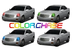 Color Chasing LED Headlight Flow Halo kit for Cadillac CTS 03-07 - Foto 1 di 10